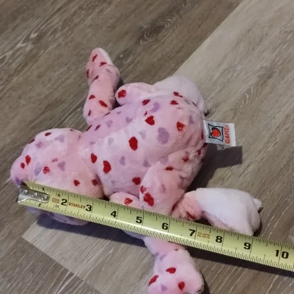 Ganz Webkinz Love Frog HM144 Valentine's Day Pink W/ Hearts No Code - Picture 11 of 13